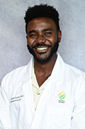 Dr. Michael Esson smiles for a portrait photo