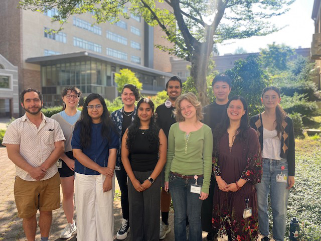 Group photo of the 2026 Undergraduate Summer Research Program interns showing program director, coordinators, and interns 