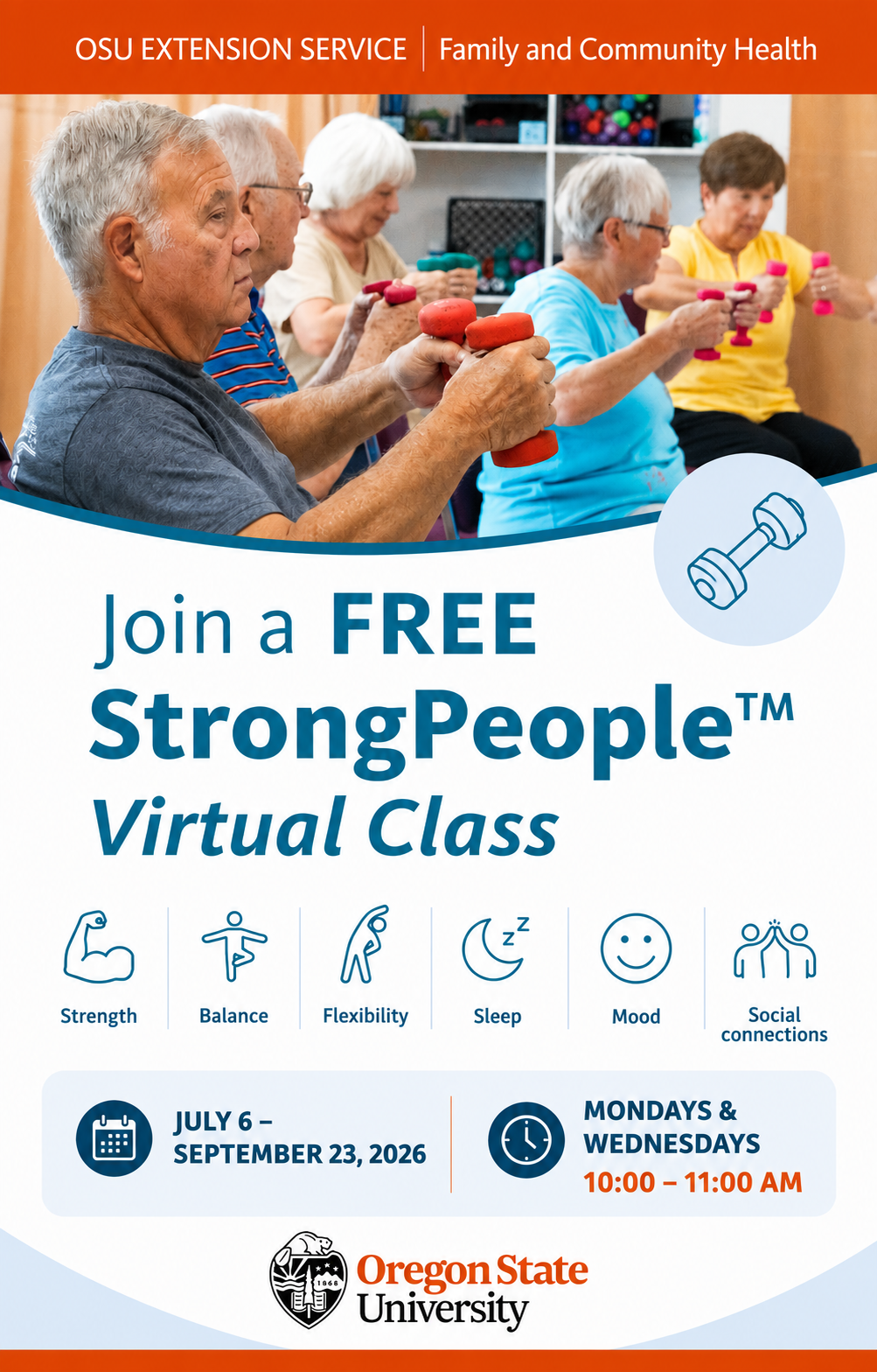 StrongPeople English Flyer