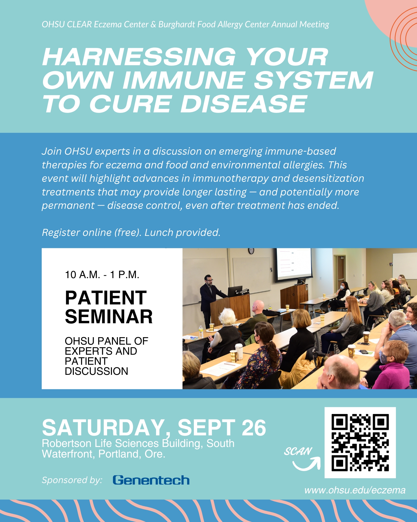 An event flyer for the 2026 Eczema and Allergy Annual Meeting