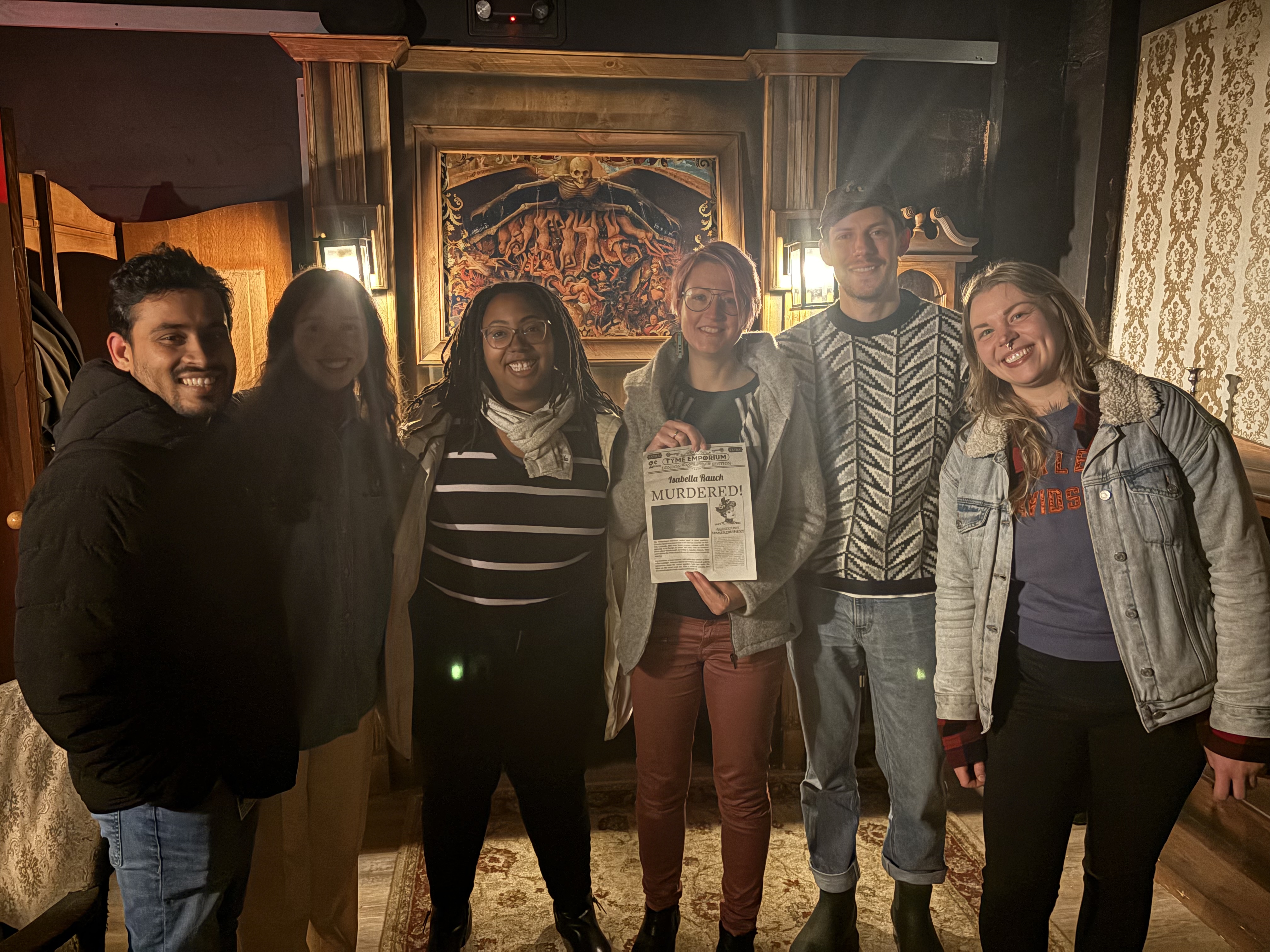 The Rauch lab in the escape room