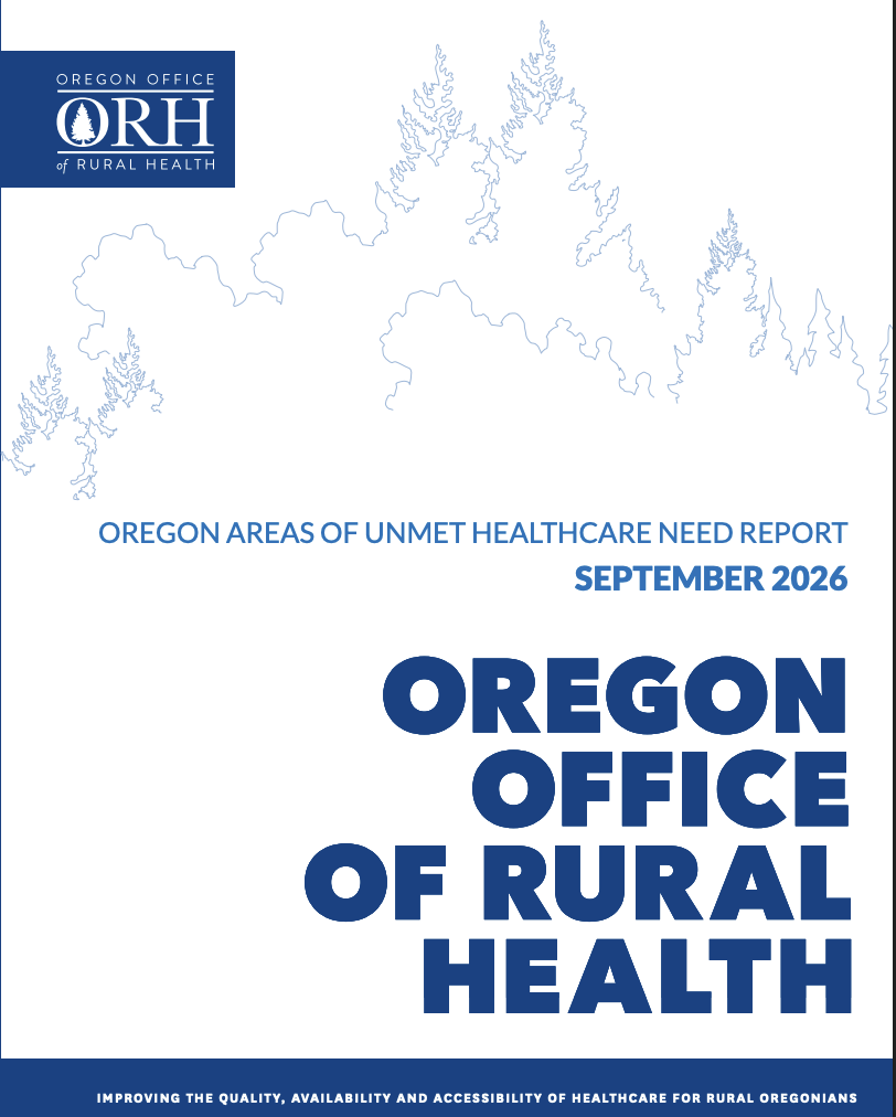 Areas of Unmet Health Care Needs Report Cover