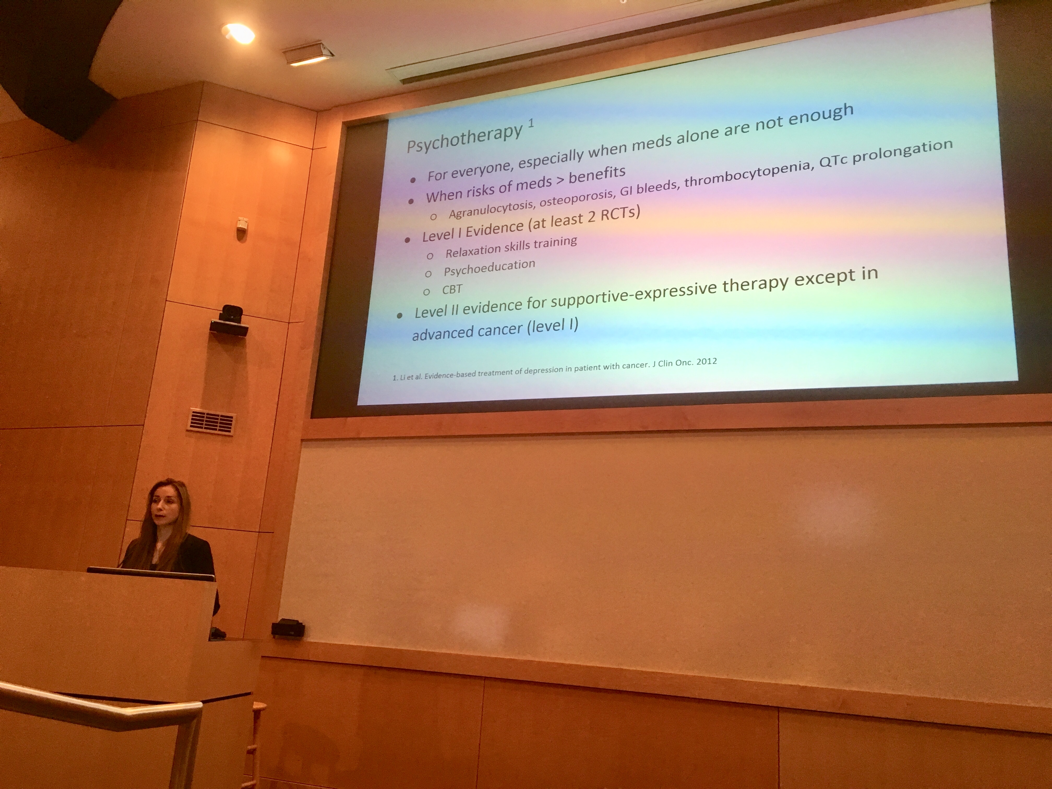 Fellow Presenting at Grand Rounds
