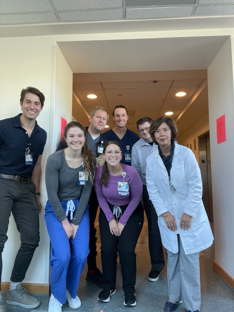 OHSU Inpatient CL team with fellow & resident