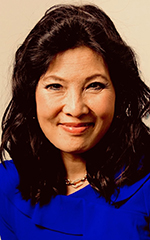 A professional photo of Sheryl WuDunn.