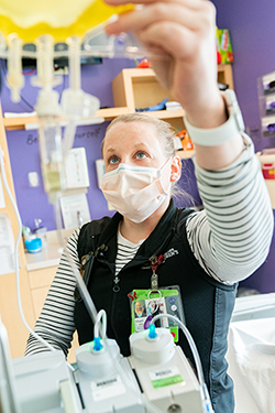 RNs are critical in caring for patients at OHSU Doernbecher Children’s Hospital.