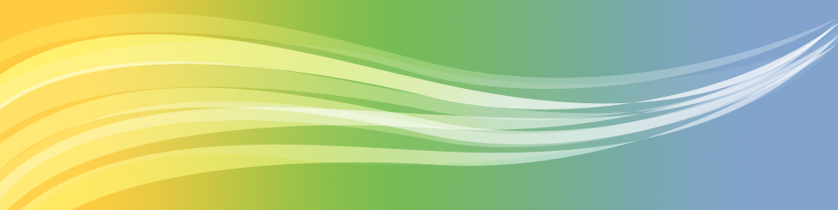 Multi-color wavy line graphic